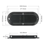 MK-012 20LEDs Dynamic Car Tail Light Signal Lamp Indicator Strobe Flashing Warning Light 12-24V - Image 3
