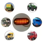 MK-012 20LEDs Dynamic Car Tail Light Signal Lamp Indicator Strobe Flashing Warning Light 12-24V - Image 6