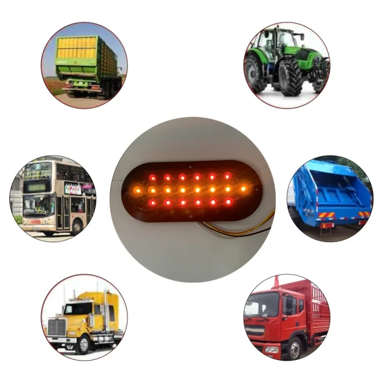 CRP5648_5.webp MK-012 20LEDs Dynamic Car Tail Light Signal Lamp Indicator Strobe Flashing Warning Light 12-24V - Image 6
