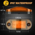 10 PCS MK-019 Car / Truck 6LEDs Side Marker Indicator Lights Bulb Lamp - Image 2