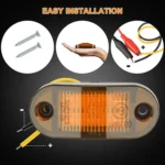 10 PCS MK-019 Car / Truck 6LEDs Side Marker Indicator Lights Bulb Lamp - Image 3