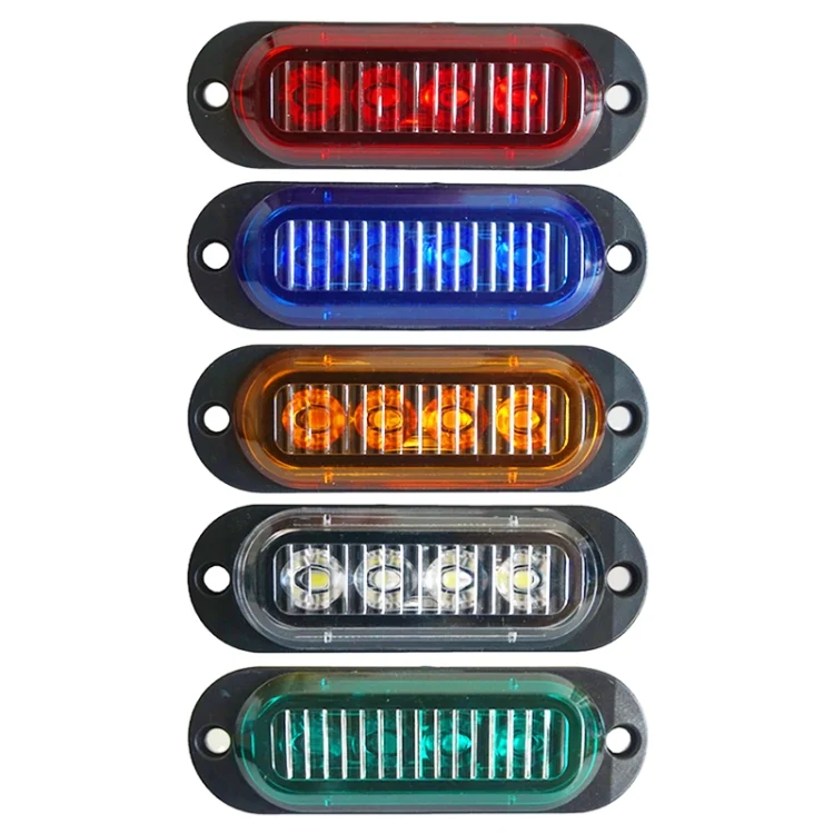 CRP5651_B1.webp 5 PCS MK-087 Car / Truck 4LEDs Side Marker Indicator Lights Bulb Lamp - Image 2
