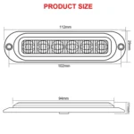 5 PCS MK-093 Car / Truck 6LEDs Side Marker Indicator Lights Bulb Lamp - Image 5