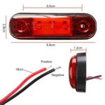 5 PCS MK-327 Car / Truck 3LEDs Side Marker Indicator Light Tail Light - Image 3