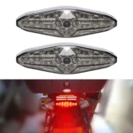 2 PCS KC-WD-NEW-3X Motorcycle LED Brake Light Running Lamp