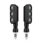 2 PCS KC050 Motorcycle LED Turn Signal Running Brake Light - Image 2