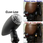 2 PCS KC805 Motorcycle Retro Metal Turn Signal Light - Image 7
