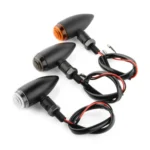 2 PCS KC805 Motorcycle Retro Metal Turn Signal Light - Image 2