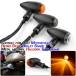 2 PCS KC805 Motorcycle Retro Metal Turn Signal Light - Image 3