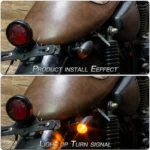 2 PCS KC805 Motorcycle Retro Metal Turn Signal Light - Image 4