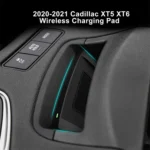 Car Qi Standard Wireless Charger 10W Quick Charging for Cadillac XT5 XT6 2019-2022, Left and Right Driving - Image 5