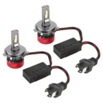 1 Pair H4 DC12V 65W 6000K 6500LM LED Car Headlights - Image 2