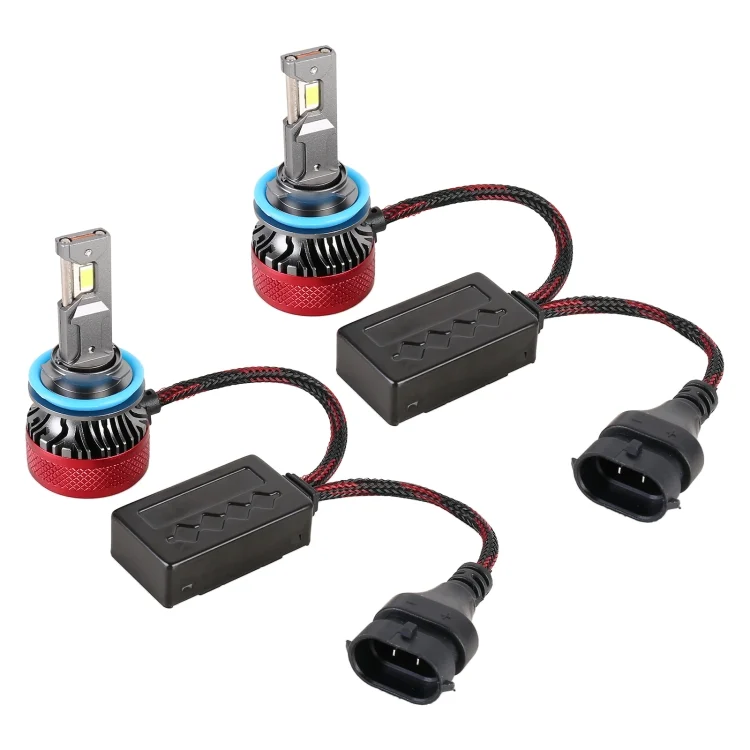 CRP5706_1.webp 1 Pair H8 / H11 DC12V 65W 6000K 6500LM LED Car Headlights - Image 2