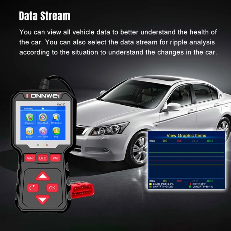 CRP5712_5.webp KONNWEI KW320 Car OBD2 Fault Diagnosis Tool - Image 6