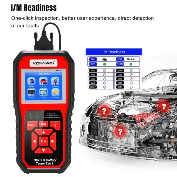 CRP5714_5.webp KONNWEI KW870 2 in 1 Car OBD2 Fault Diagnosis + Battery Tester - Image 6