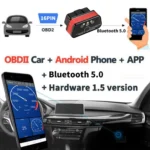 KONNWEI KW901 Android Phone OBD2 Car Bluetooth 5.0 Diagnostic Scan Tools - Image 4