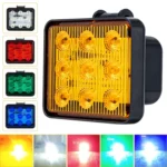 2 PCS ZS-7013 3 inch 9LEDs Strobe Waterproof Car / Truck Warning Light - Image 2