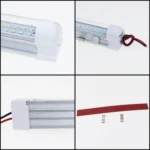 2 PCS ZS-3332 12-85V High Bright 72LEDs RV Dome Light Cabin Light Bar - Image 3