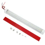 2 PCS ZS-3333 Side Switch Type 12-80V High Bright 108LEDs Car Dome Light Cabin Light Bar - Image 3