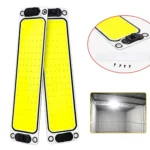 2 PCS ZS-3343 DC12-24V High Bright 108 COB Lamp Beads Car Dome Light Cabin Light Bar