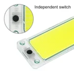 2 PCS ZS-3346 DC24V High Bright 105 COB Lamp Beads Car Dome Light Cabin Light Bar - Image 4