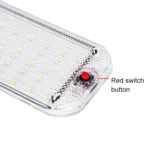 2 PCS ZS-3350 DC12-85V High Bright 48LEDs Lamp Beads Car Dome Light Cabin Light Bar - Image 5