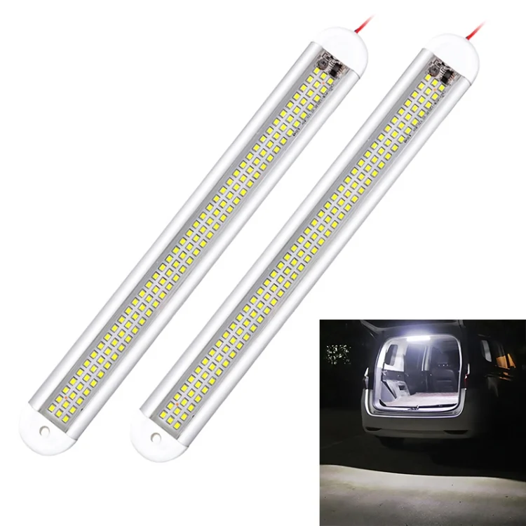 CRP5736.webp 2 PCS ZS-3385 DC12-85V High Bright 120LEDs Lamp Beads Car Dome Light Cabin Light Bar - Image 1