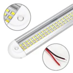 2 PCS ZS-3385 DC12-85V High Bright 120LEDs Lamp Beads Car Dome Light Cabin Light Bar - Image 5