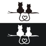 20 PCS Car Body Bumper Cat Vinyl Decal Window Sticker, Size: 17.8x10.8cm - Image 2