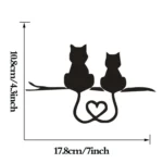 20 PCS Car Body Bumper Cat Vinyl Decal Window Sticker, Size: 17.8x10.8cm - Image 3