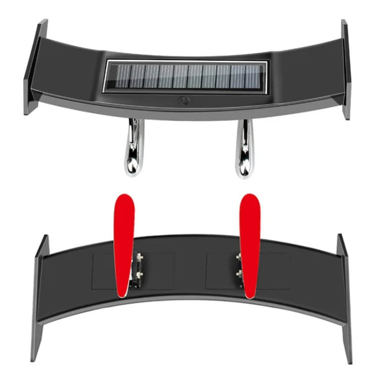 CRP5742_1.webp Car Mini Rear Wing with Light Solar Anti-collision Tail Light - Image 2