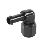 Car 90 Degree Quick Connect Female AN6-3/8 Swivel Barb Fitting Adapter - Image 2