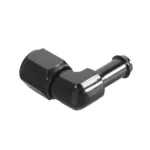Car 90 Degree Quick Connect Female AN6-3/8 Swivel Barb Fitting Adapter - Image 3