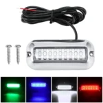 2 PCS MK-027 Ship / Yacht 10-30V 27LEDs Waterproof Stainless Steel Underwater Light - Image 2