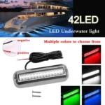 MK-042 Ship / Yacht 10-30V 42LEDs Waterproof Stainless Steel Underwater Light - Image 3