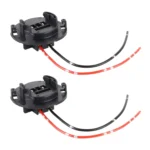 1 Pair TK-306 H7 Halogen Lamp Socket Car Bulb Holder Base with Cable for Hyundai Tucson 2017 / Kia Carnival - Image 2