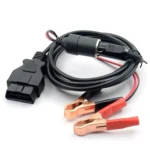 OBD II Car ECU Emergency Power Supply Cable Memory Saver with Alligator Clip-On Cigarette Lighter Power Socket - Image 2