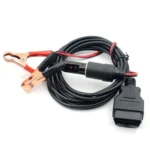 OBD II Car ECU Emergency Power Supply Cable Memory Saver with Alligator Clip-On Cigarette Lighter Power Socket - Image 3