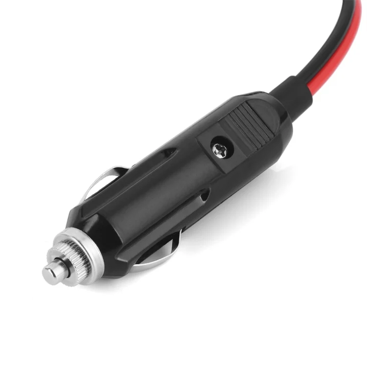CRP5810_2.webp 12V 16 AWG Crocodile Test Clip to Cigarette Lighter Plug Adapter Extension Cable - Image 3