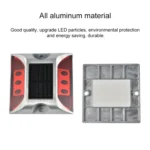 Solar Square Road Stud Light Car Guidance Light Road Deceleration Light, Flashing Bright Version - Image 4