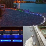 Solar Horseshoe Road Stud Light Car Guidance Light Road Deceleration Light, Constantly Bright Version - Image 9