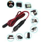 12V SAE Car Power Cord Cigarette Lighter Plug to Solar Battery Charging Connecting Cable, Length: 1.5m - Image 5