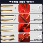 70W Hot Stapler Plastic Welding Machine Car Bumper Repair Kit Plier, EU Plug - Image 6
