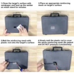 80W Electric Soldering Iron Plastic Welding Machine Car Bumper Repair Plier, EU Plug - Image 5