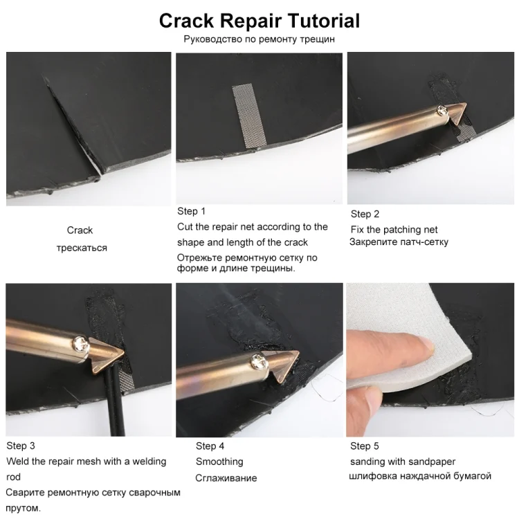 CRP5854_5.webp 80W Electric Soldering Iron Plastic Welding Machine Car Bumper Repair Plier Set, EU Plug - Image 6
