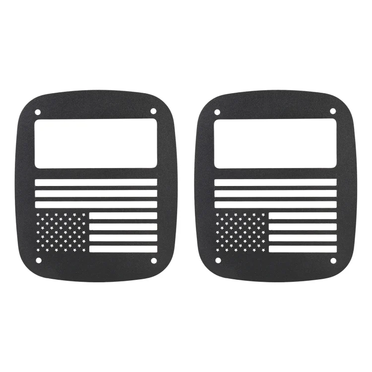 CRP5862.webp P-018 Car Tail Light Trim Taillight Cover for Jeep Wrangler TJ 1997-2006 - Image 1