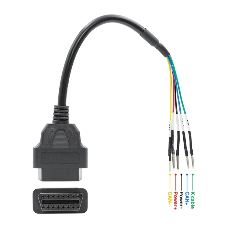 CRP5883_3.webp OBD2 Female 16 Pin K+can Line Jumper Tester Car Diagnostic Cable - Image 4