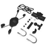 ZH-1558A1 Motorcycle Handlebar X-shape Aluminum Alloy Phone Holder - Image 8