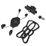 ZH-1558C1 Motorcycle M8 Ball Joint X-shape Aluminum Alloy Phone Holder - Image 8