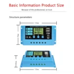20A Solar Charge Controller 12V / 24V Lithium Lead-Acid Battery Charge Discharge PV Controller - Image 2